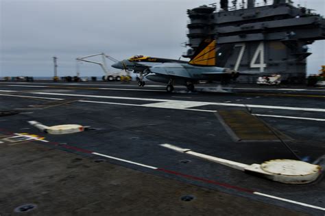 USS John C. Stennis flight deck operations