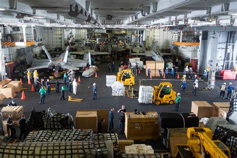 USS John C. Stennis hangar