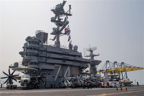 USS John C. Stennis providing humanitarian aid