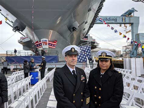 Crew members on USS John F. Kennedy