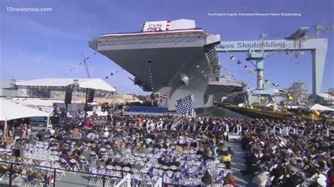 USS John F. Kennedy under construction