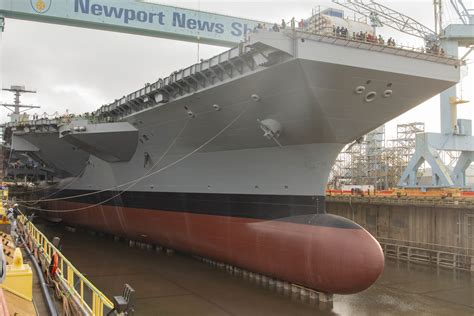 USS John F. Kennedy under construction