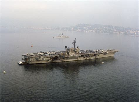 USS Kitty Hawk Anchored