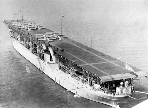 USS Langley flight deck