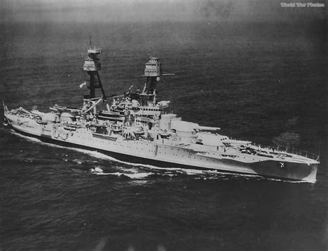 USS Nevada during the attack on Pearl Harbor