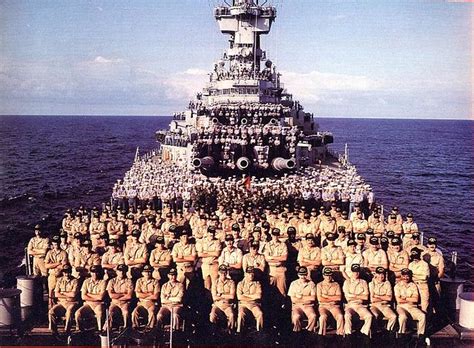 The USS New Jersey's crew