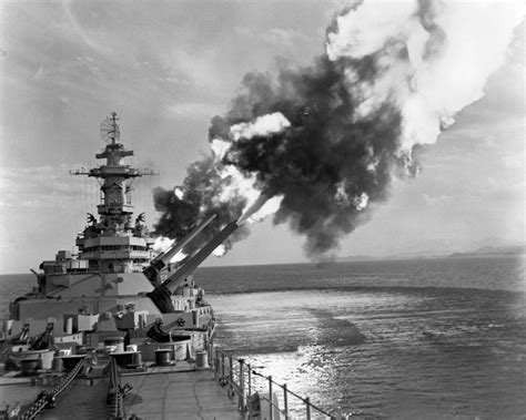 USS New Jersey in Vietnam War action