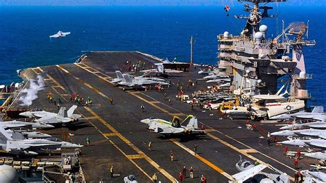 USS Nimitz aircraft on the flight deck