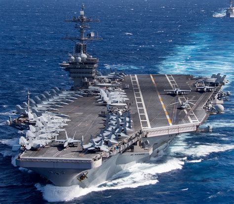 USS Nimitz during a replenishment-at-sea