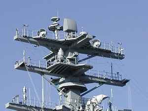 USS Nimitz radar system