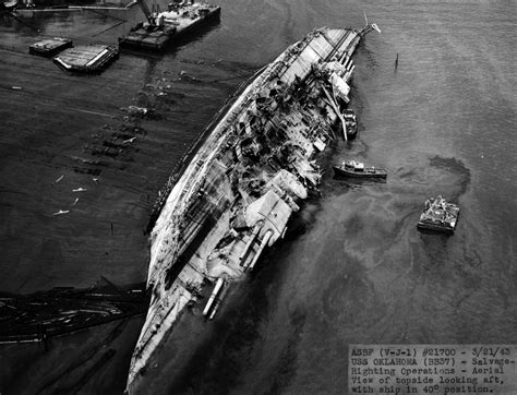 USS Oklahoma BB-37 historic site at Pearl Harbor