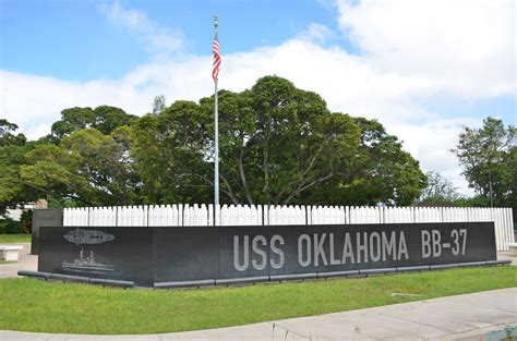 USS Oklahoma BB-37 memorial