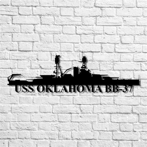 USS Oklahoma Silhouette