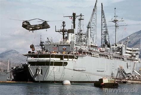 USS Puget Sound repairs a naval vessel