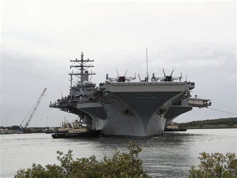 USS Ronald Reagan in Brisbane