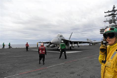 USS Ronald Reagan crew at work