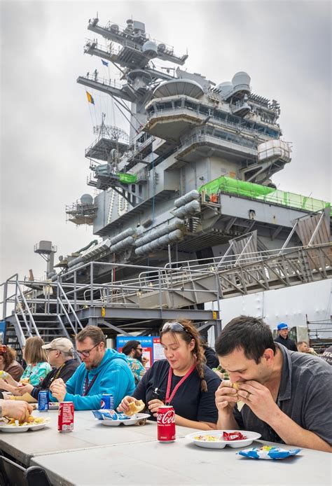 USS Ronald Reagan crew changes