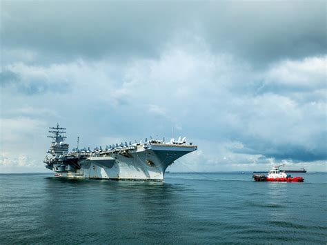 USS Ronald Reagan in port