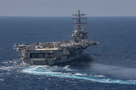 USS Ronald Reagan operating in the Western Pacific