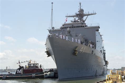 USS San Antonio's deployment