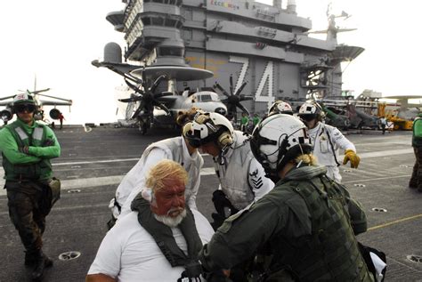 USS Stennis crew members