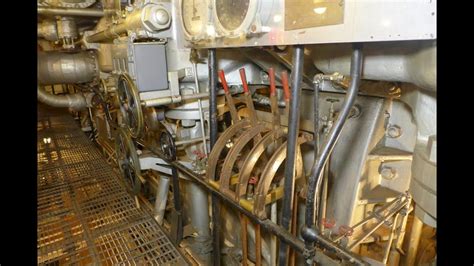 Image of the USS Texas Battleship's engine room