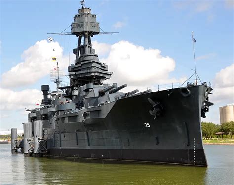 Image of the USS Texas Battleship's restoration efforts