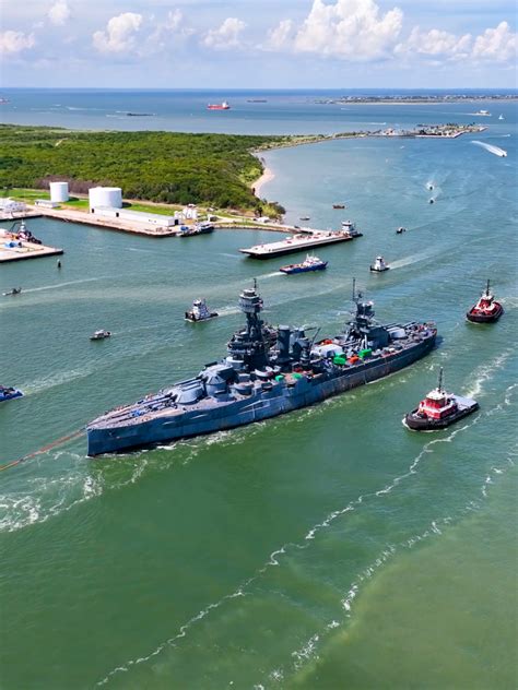 Image of the USS Texas Battleship's sonar system