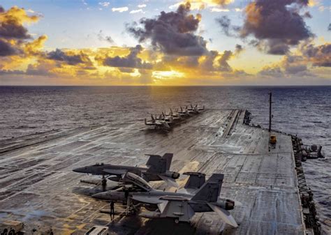 USS Theodore Roosevelt in the Pacific