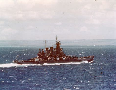 USS Washington (BB-56) at Sea