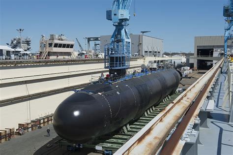 USS Washington Submarine Satellite Image