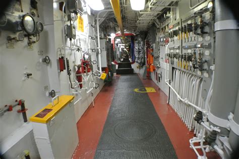 USS Wisconsin's Deck and Interior