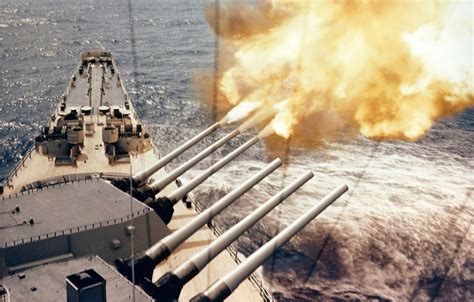 USS Wisconsin gun turret