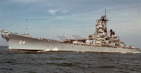 USS Wisconsin's service in the Korean War on March 15, 1952