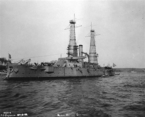 The USS Wisconsin at the Norfolk Naval Base