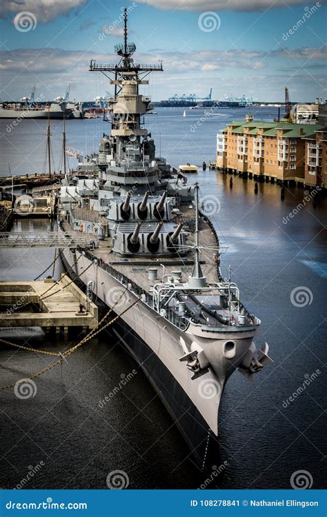 USS Wisconsin steel beach