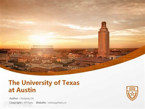 UT Austin PowerPoint Template Brand Guidelines