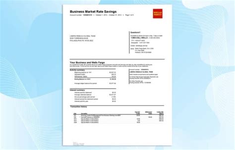 Utilizing Bank Statement Templates