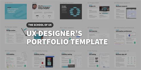 ux designer portfolio template example