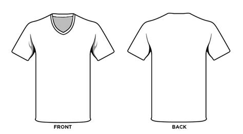 V-Neck Shirt Template