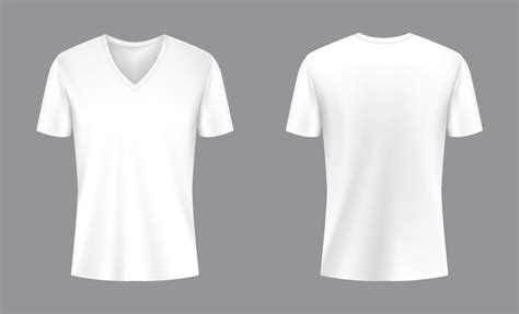 V-Neck T-Shirt Mockup Template