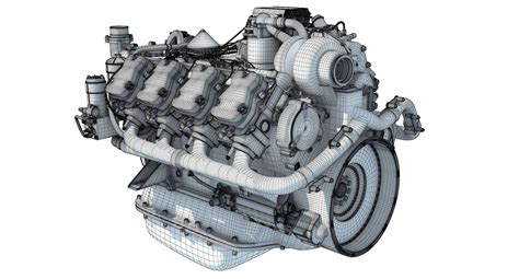 V8 cylinder diesel engine firing order