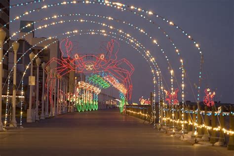 A magical winter wonderland scene in Va Beach