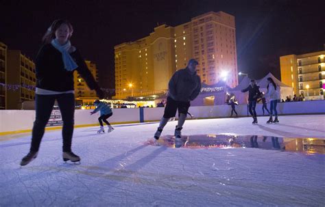 A fun day of ice skating in Va Beach