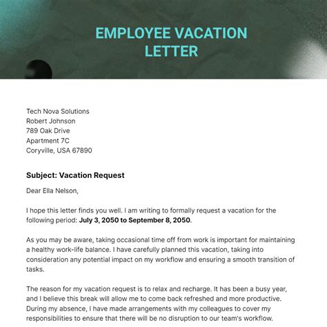 Vacation Accrual Template Example