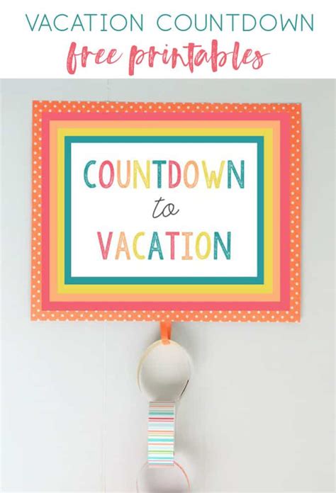 City vacation countdown ideas