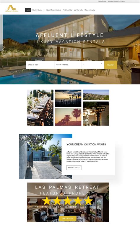 Vacation rental website design inspiration 10