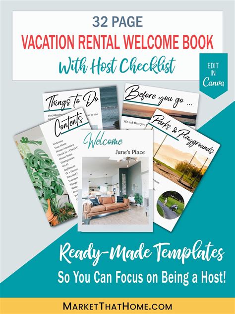 Vacation Rental Welcome Book Template