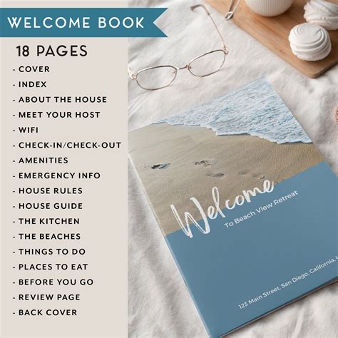 Vacation Rental Welcome Book Template Example