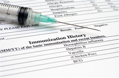 Vaccination records importance